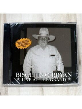 Live At The Grand by Biscuits O'Bryan Texas Storyteller Cowboy Heritage CD 2005